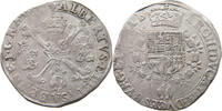 SPANISH NETHERLANDS 1/4 PATAGON Albert & Isabella (1598-1621) -