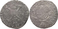 SPANISH NETHERLANDS 1/4 PATAGON Albert & Isabella (1598-1621) -
