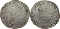SPANISH NETHERLANDS 1/5 PHILIPSDAALDER FELIPE II. 1556-1598 DOUBLE STRUCK -