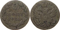POLAND 5 GROSZY Alexander I., 1801 - 1825 -