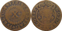 PORTUGAL 10 REIS JOAO V. (1706-1750) -