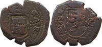2 MARAVEDIS  SPAIN CARLOS II (1665-1700) SS
