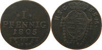 SACHSEN COBURG SAALFELD PFENNIG Franz Friedrich Anton (1800-1806) -