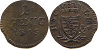 SACHSEN COBURG SAALFELD PFENNIG Franz Friedrich Anton (1800-1806) -