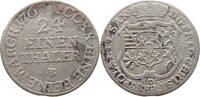 SACHSEN 1/24 TALER Kurfürst Friedrich August II. (1733-1763) -