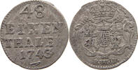 SACHSEN 1/48 TALER Kurfürst Friedrich August II. (1733-1763) -