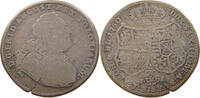SACHSEN 1/6 TALER Kurfürst Friedrich August II. (1733-1763) -