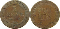 WESTFALEN 3 CENTIMES Hieronymus Napoleon 1807-1813. -