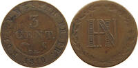WESTFALEN 3 CENTIMES Hieronymus Napoleon 1807-1813. -