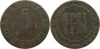 WESTFALEN 5 CENTIMES Hieronymus Napoleon 1807-1813. -
