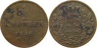 WÜRTTEMBERG 1/2 KREUZER 1846 Wilhelm I. (1816-1864) S 10.56 US$  +  8.20 US$ shipping