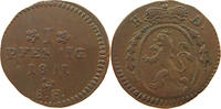 HESSEN DARMSTADT PFENNIG DOPPELSCHLAG F -