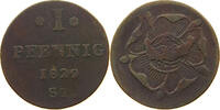 LIPPE DETMOLD PFENNIG Paul Alexander Leopold 1820-1851 -
