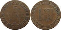 WESTFALEN 5 CENTIMES Hieronymus Napoleon 1807-1813. -