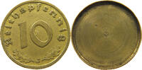 10 PFENNIG J DRITTES REICH ÜBERARBEITET sSS