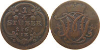 1/4 Stuber 1767 Köln Maximilian Friedrich, 1761-1784 s-ss