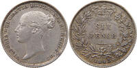 Großbritannien 6 pence Victoria 1837 - 1901 -