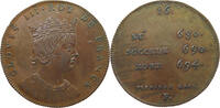 Frankreich Medaille Clovis III, Bronze, 680 - 694 -