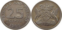 TRINIDAD TOBAGO 25 CENTS -