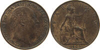GREAT BRITAIN FARTHING Edward VII., 1901 - 1910 -