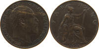 GREAT BRITAIN FARTHING Edward VII., 1901 - 1910 -