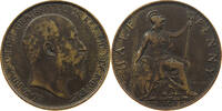 GREAT BRITAIN HALFPENNY Edward VII., 1901 - 1910 -