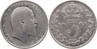 GREAT BRITAIN THREEPENCE Edward VII., 1901 - 1910 -