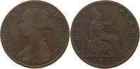 GREAT BRITAIN HALFPENNY Victoria 1837-1901 -