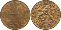 2 1/2 CENTS 1965 NETHERLANDS ANTILLES  VZ