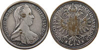 HAUS HABSBURG MEDAILLE Maria Theresia (1740-1780) NACHPRÄGUNG -
