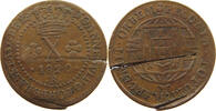 BRAZIL 10 REIS JOAO VI. 1816–1826 -