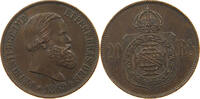 BRAZIL 20 REIS Pedro II. 1831 - 1889 -