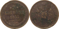 RUSSIA 3 KOPEKS Nikolaus I. (1825-1855) -