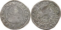 Haus Habsburg 3 Kreuzer Ferdinand II. 1617-1637., Doppelschlag Avers und Revers (Kopf) -