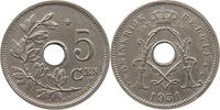 BELGIUM 5 CENTIMES Albert I. 1909-1934 -