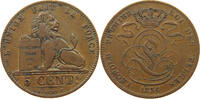 BELGIUM 5 CENTIMES Leopold I. (1831-1865) -