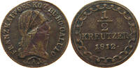 Haus Habsburg 1/2 Kreuzer Franz II./I., 1792-1835 Avers Fehlprägung -