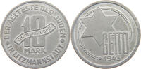 GETTO LITZMANNSTADT 10 MARK FORGERY, RESTRIKE, COPY, NACHPRÄGUNG -