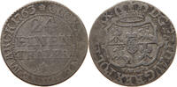 SACHSEN ALBERTINISCHE LINIE 1/24 TALER Friedrich August II. 1733-1763. -