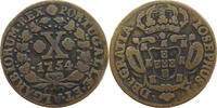 PORTUGAL 10 REIS JOSE I. (1750-1777) -