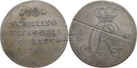 SCHLESWIG HOLSTEIN 10 SCHILLING Christian VII. 1784-1808 -