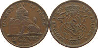 BELGIUM 2 CENTIMES Leopold II. 1865-1909 -