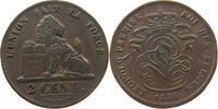 BELGIUM 2 CENTIMES Leopold I. (1831-1865) -