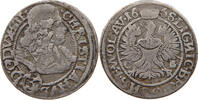 SCHLESIEN LIEGNITZ BRIEG 3 KREUZER Christian (1639-1672) -