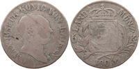 BAYERN 6 KREUZER Maximilian I. Joseph (1806-1825) RARE -