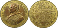 VATICAN MEDAL Leo XIII. (1878 - 1903) AN XVI Leisek auf die 50-Jahrfeier seiner Bischofswürde VF