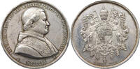 VATICAN MEDAL Pius IX. 1846-1878. auf die Solidarität der frz. Katholiken mit dem Papst -