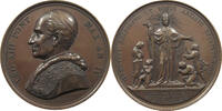 VATICAN MEDAL Leo XIII. (1878 - 1903) Bianchi. Auf die Errichtung einer Kunstakademie. -