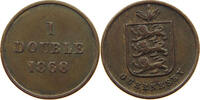 GUERNSEY DOUBLE GUERNSEY DOUBLE 1868/30 RARE -