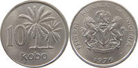 10 KOBO 1976 NIGERIA OFF-CENTER VZ